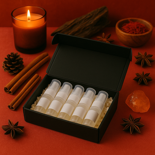 Spicy & Boozy Fragrance Sample Set